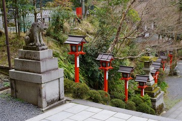 Fototapeta na wymiar 日本の京都の鞍馬寺