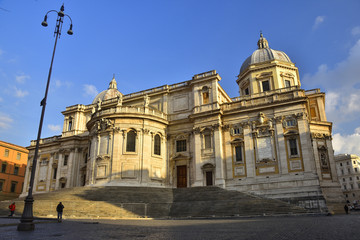 Basilica St Mary Major - one of the most popular landmarks of Rome. 