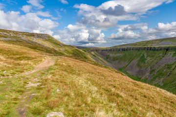 North Pennine landscape at the High Cup Nick in Cumbria, England, UK