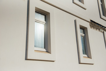 Large two-storey white country house