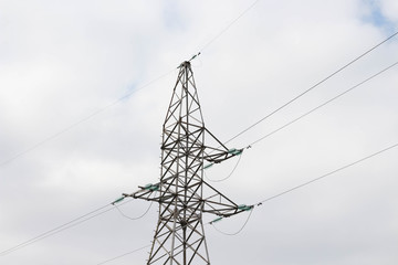 electric pole close up