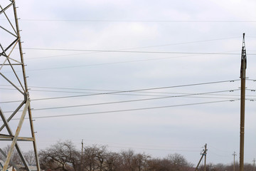 electric pole close up