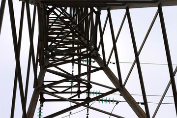 electric pole close up