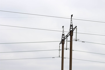 electric pole close up