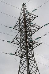 electric pole close up