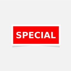 sticker label special