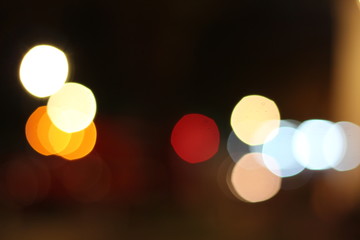 lights on a background of lights