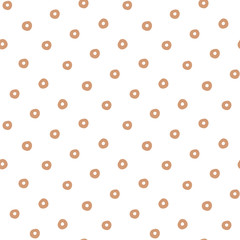 Polka dot seamless pattern. Vector illustration.