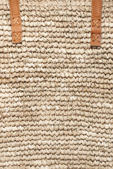 Woven natural straw texture