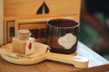 cup of tea with teapot and cup of tea