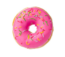 Donut isolated on white background