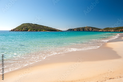 Spiaggia Di Tuerredda Sardegna Italia Stock Photo And