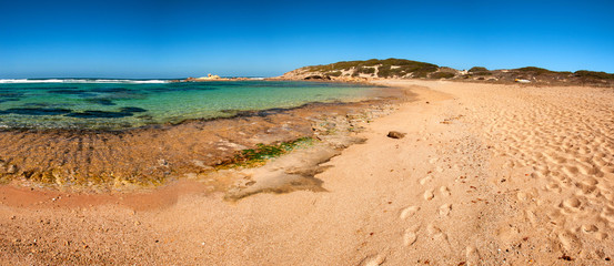 Sardegna, spiaggia di Sa Mesa Longa, Italia