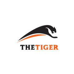 Tiger logo design vector template