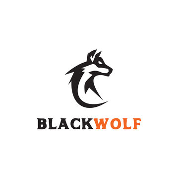 Wolf logo icon vector template