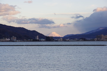 富士山と湖 K3BP0498