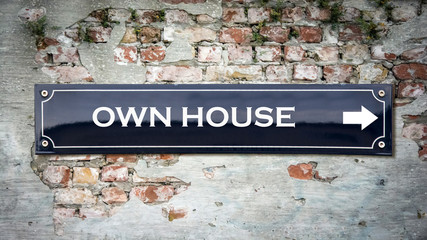 Street Sign to Own House