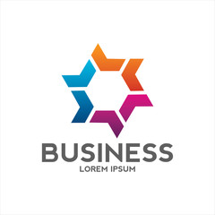 Fototapeta premium circle vortex logo design business company