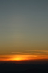 sunset in the sky