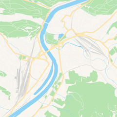  Decin, Czechia printable map