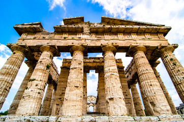 Fototapeta premium Paestum , Temple of Neptune or Hera II. Italy