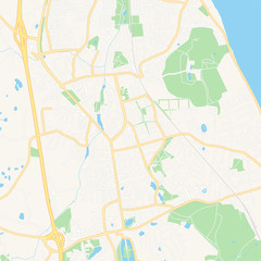 Horsholm, Denmark printable map