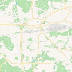 Kouvola, Finland printable map