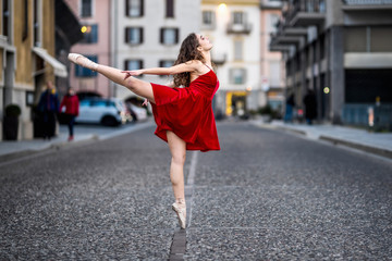 Obraz premium Ballerina a Como