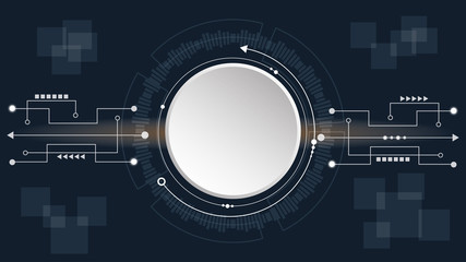 Abstract Digital background.Business growth transformation to digital and Successful financial technology.