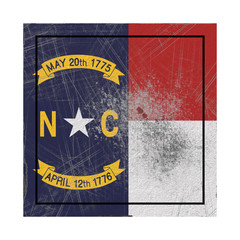 Old North Carolina State flag