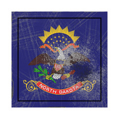Old North Dakota State flag