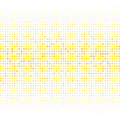 Ornament from yellow points on white background   