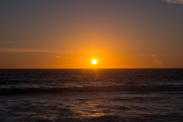 Santa monica pier california sunset 4