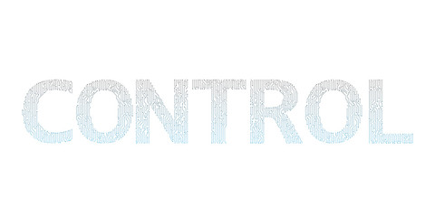 Control.Digital line vector design