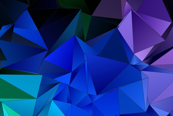 Abstract Low-Poly background. triangulated texture. Design 3d. Polygonal geometrical pattern....
