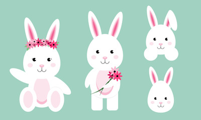 Easter bunny characters