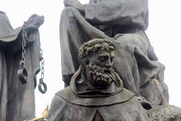 Statues of Saints John of Matha, Felix of Valois, and Ivan