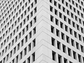 office building pattern black and white style