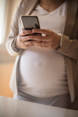 She been doing tons of pregnancy research online.