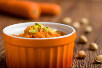 Carrot Gajar ka halwa Indian sweet