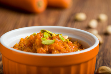 Carrot Gajar ka halwa Indian sweet