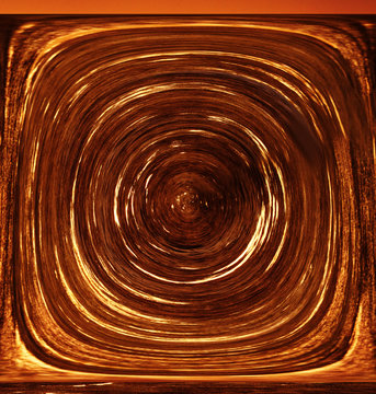 Three-Dimensional Abstraction. An existential vortex