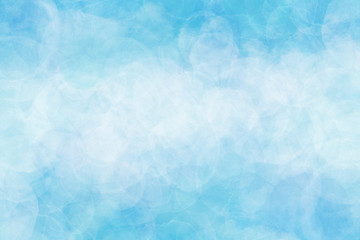 空 雲 青 夏 水彩 背景