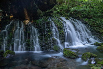 Fototapeta na wymiar Akita Prefecture original waterfall subsoil water