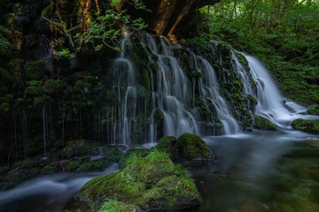 Fototapeta na wymiar Akita Prefecture original waterfall subsoil water