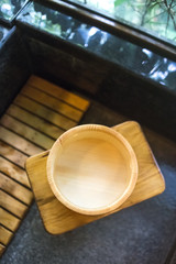 日本の温泉　和風イメージ