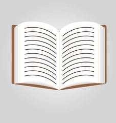 Notepad vector  illustration isolated on white background