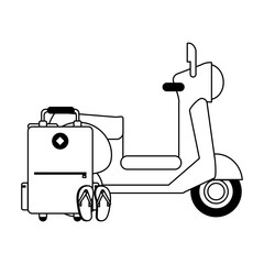 Vacations and travel concept in black and white