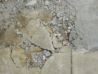 crack concrete street floor texture
