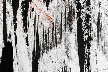 Grunge Black and White Distress Texture.